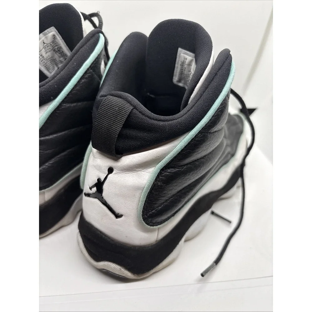 Nike Jordan Pro Strong DC8418-001 Black Aqua White Mens Sneaker Size 10